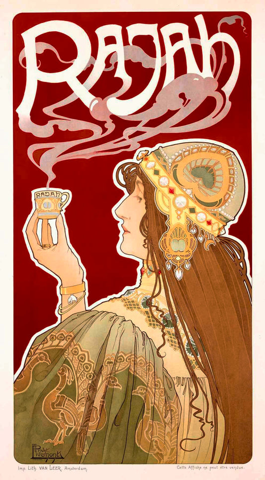 Rajah Coffe and Tea Poster 0000-1125