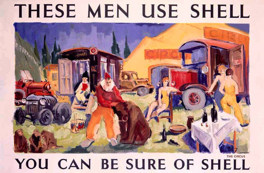 Shell Oil Circus Performers 0000-1128