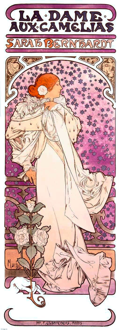 Mucha Sarah Bernhardt Tour Poster 0000-1174