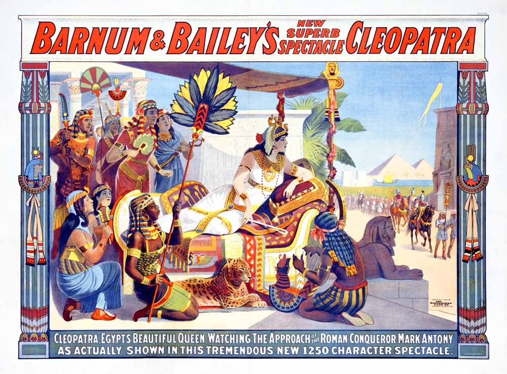 Barnum and Bailey Cleopatra Circus Poster 0000-1321