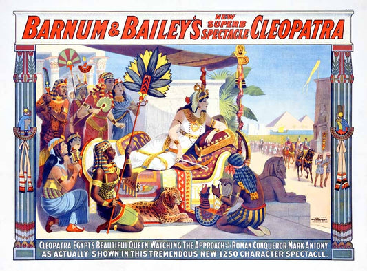 Barnum and Bailey Cleopatra Circus Poster 0000-1321