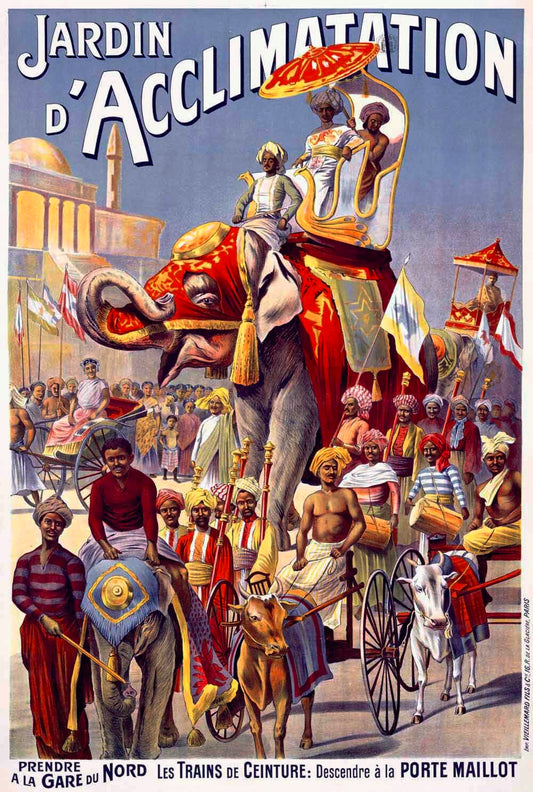 Jardin Dacclimatation Elephant Poster 0000-1324