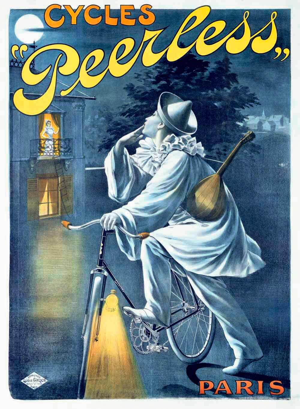 Peerless Bicycles Clown Poster 0000-1325