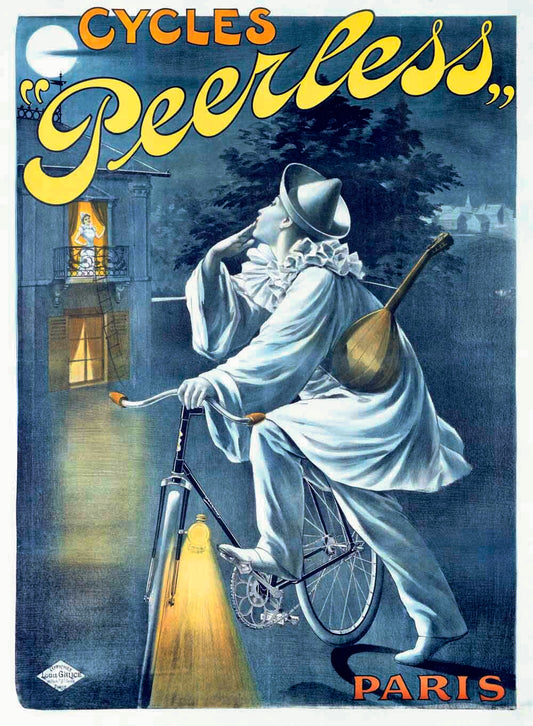 Peerless Bicycles Clown Poster 0000-1325