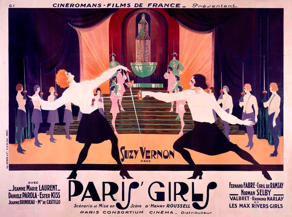 Paris Girls Fencing Movie Poster 0000-1454