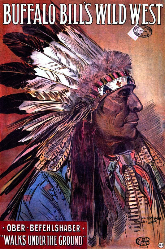 Buffalo Bill Wild West Indian Poster 0000-1475