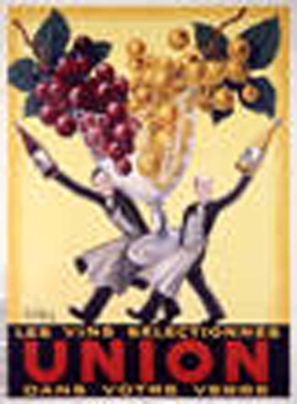 Les Vins Selectionnes Union Wine Poster 0000-1549