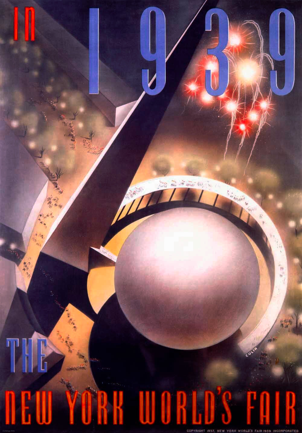 1939 New York World's Fair Poster 0000-1573