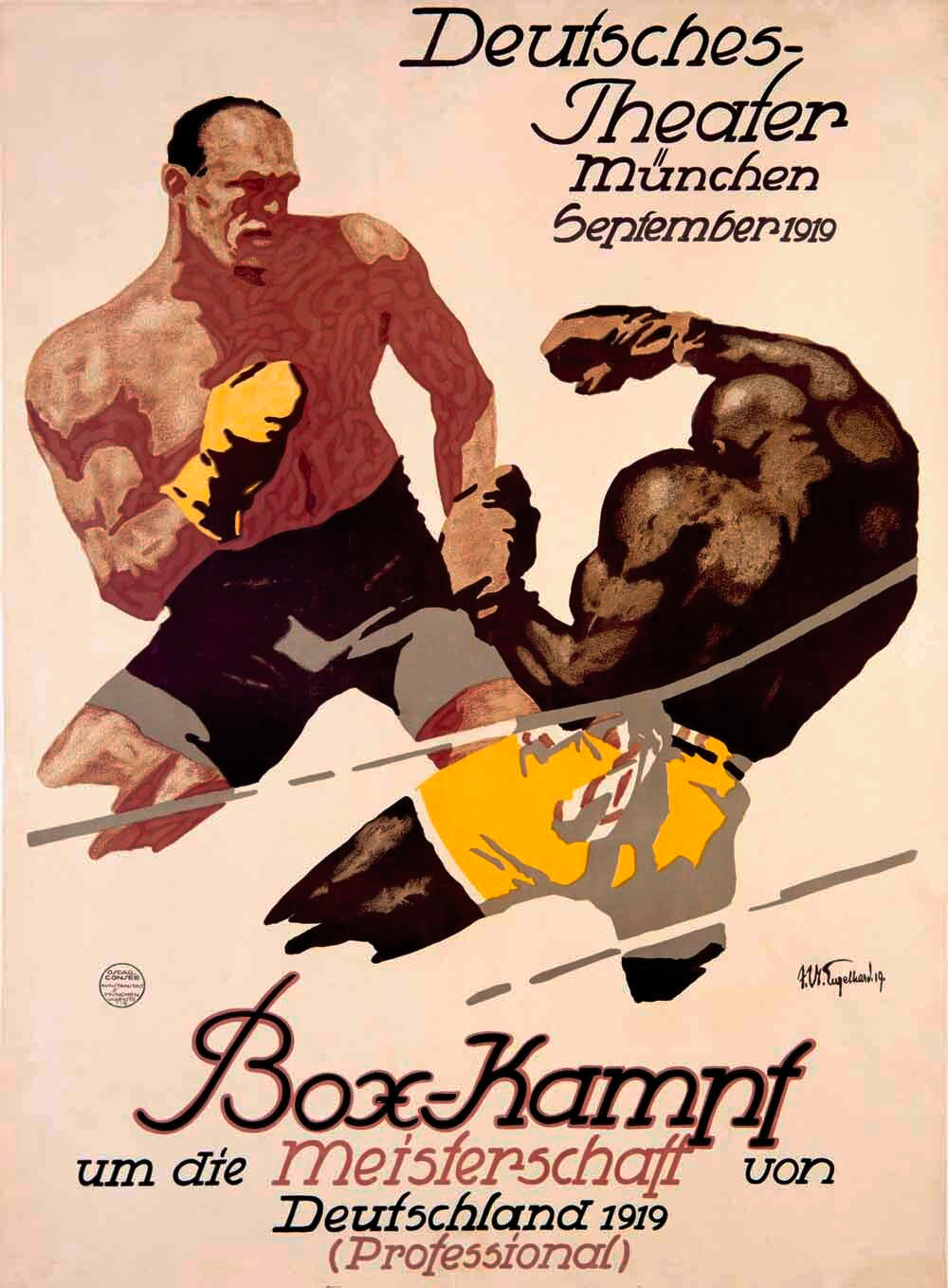 German Boxing Championship Poster 0000-1575