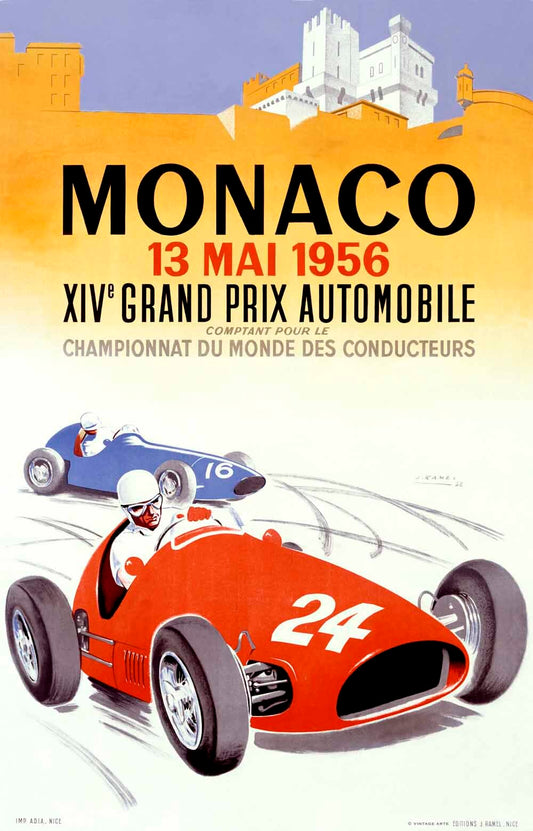 1956 Monaco Grand Prix F1 0000-1605