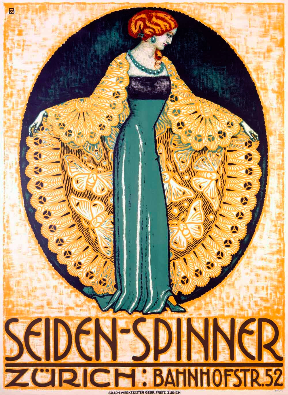 Seiden Spinner Silk Fashion Poster 0000-1670