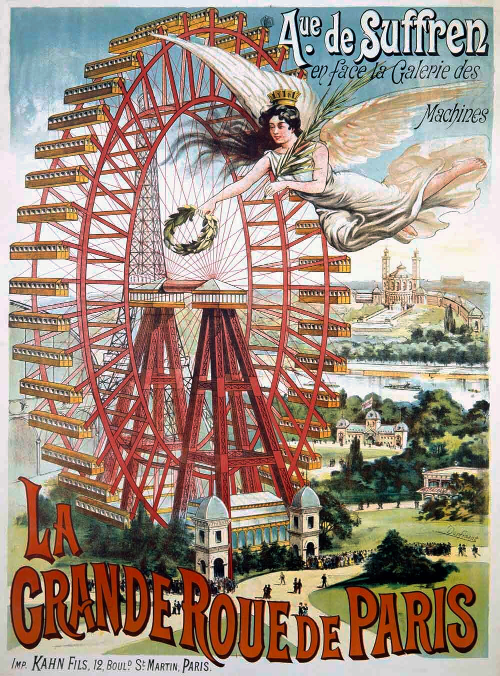 La Grande Ferris Wheel Poster 0000-1726