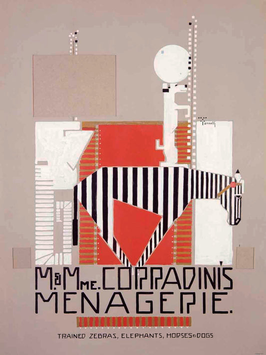 Corradinis Menagerie Circus Poster 0000-1784