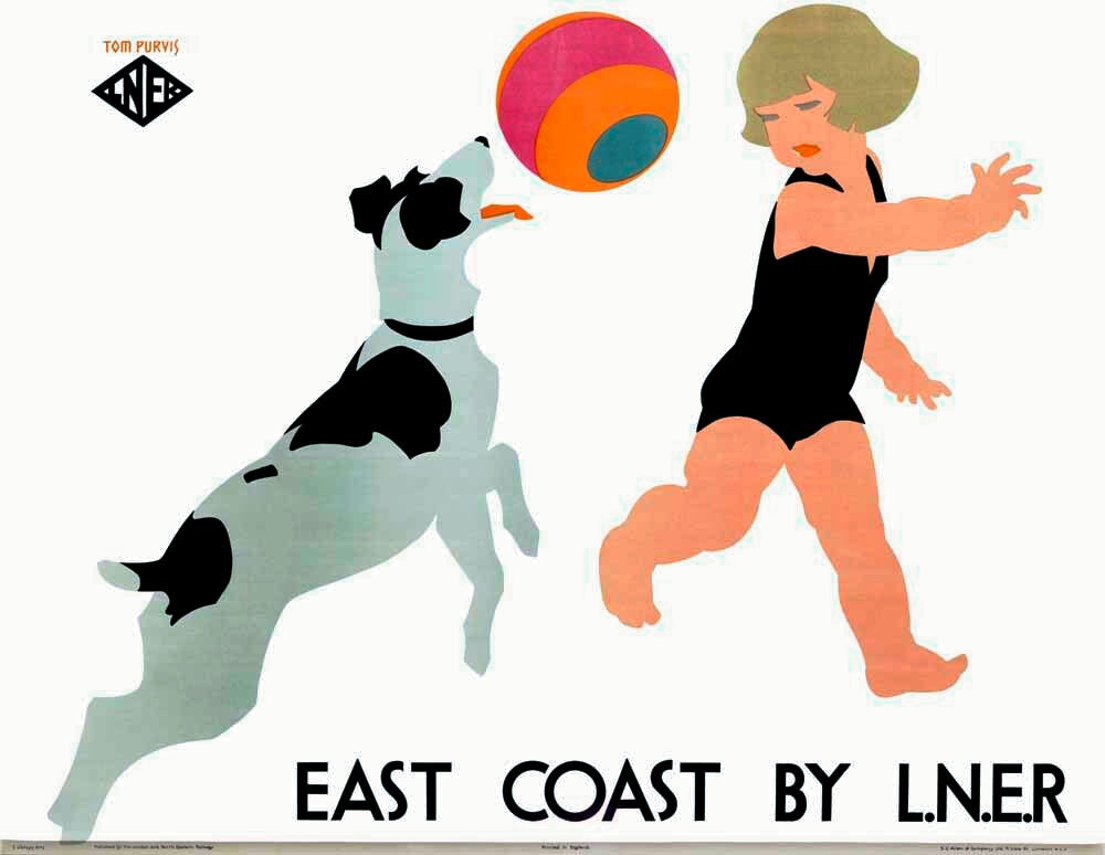 LNER Railways East Coast Terrier Poster 0000-1795