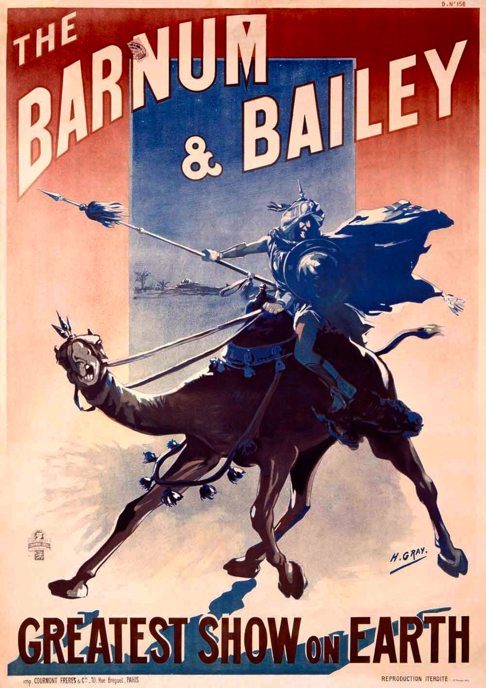 Barnum Bailey Arabian Circus Poster 0000-1830