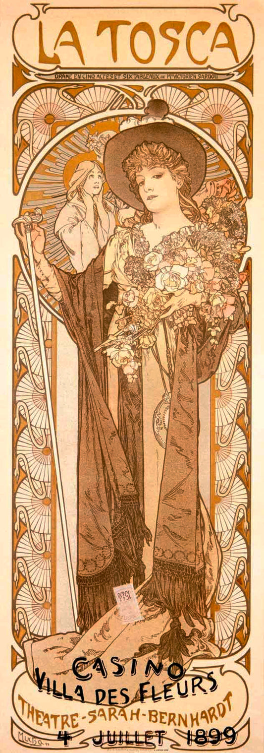 Mucha La Tosca Casino Poster 0000-1834