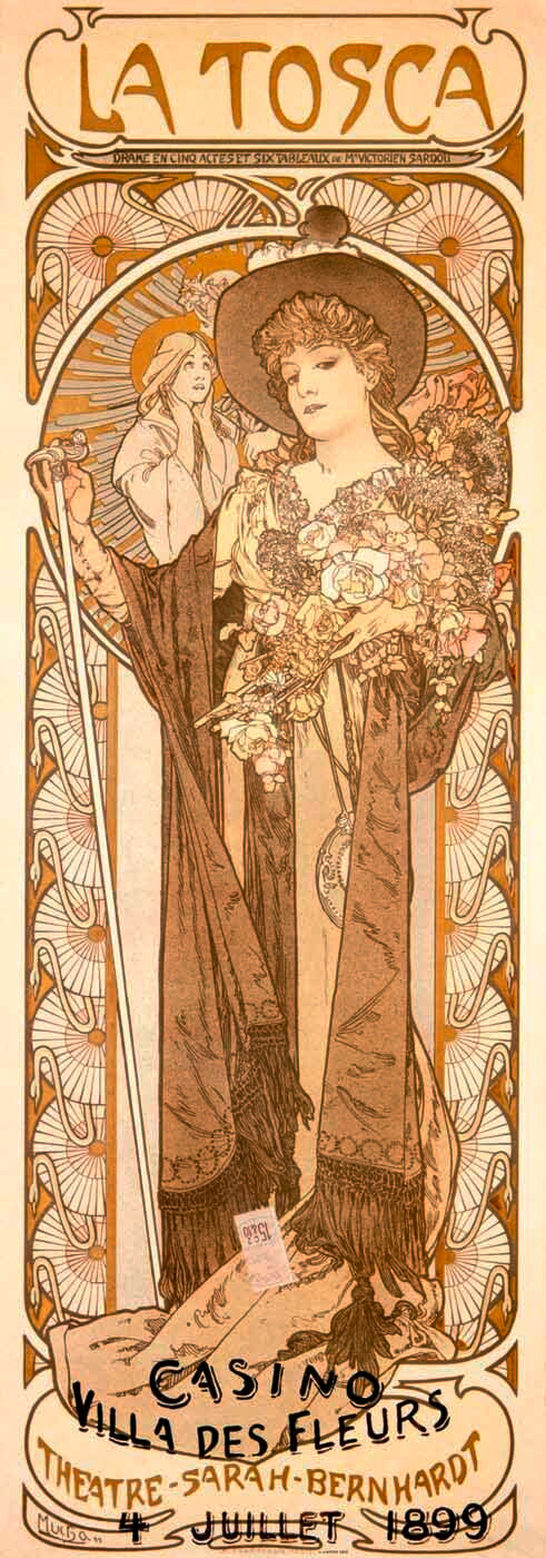 Mucha La Tosca Casino Poster 0000-1834