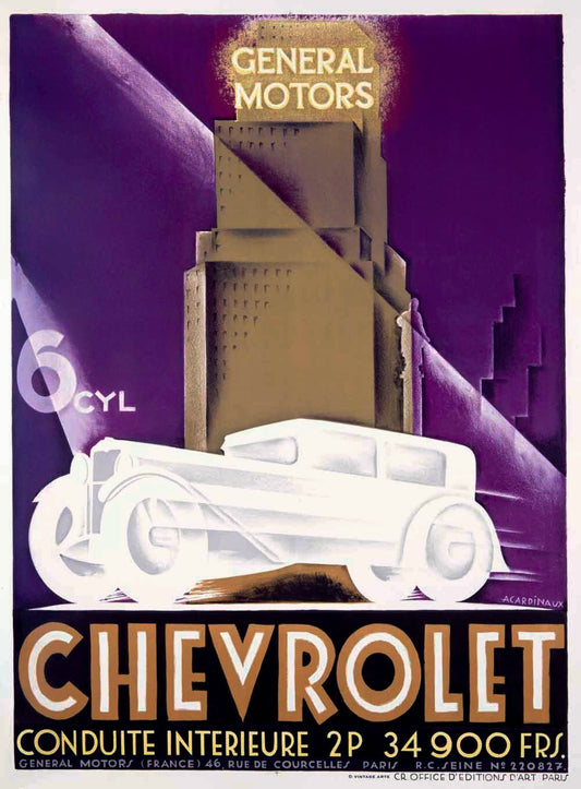 Chevrolet Automobile Poster 0000-1903