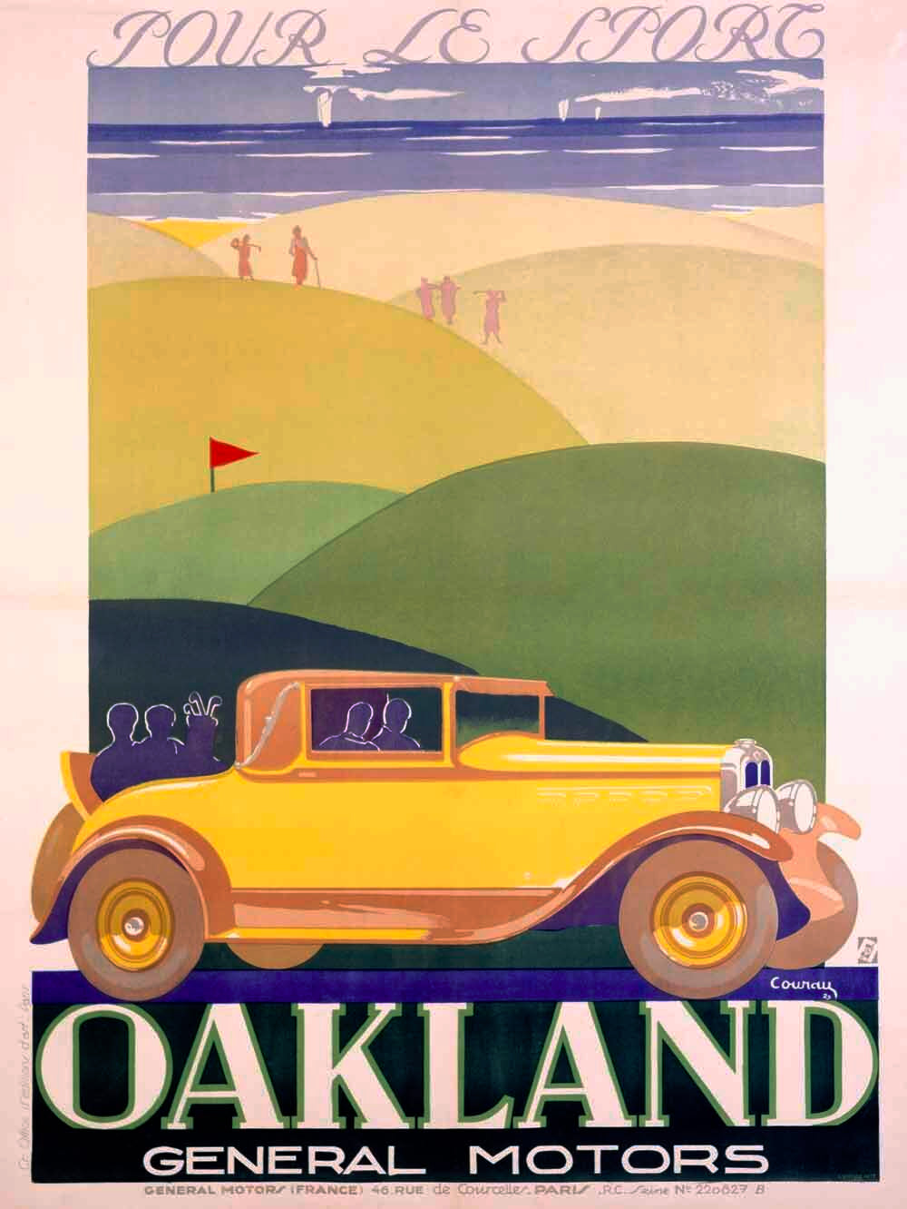 General Motors Oakland Automobile Poster 0000-1904
