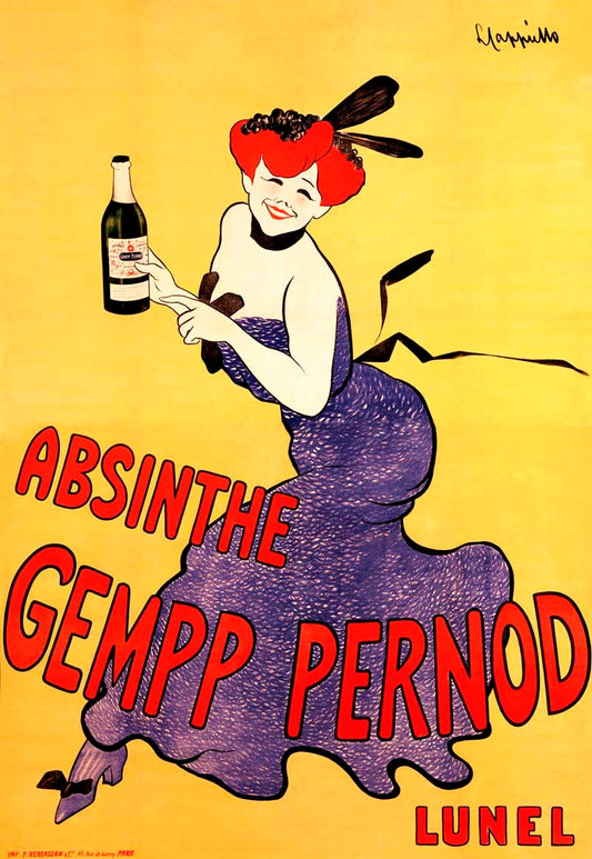Leonetto Cappiello Absinthe Gempp Pernod Poster 0000-2034