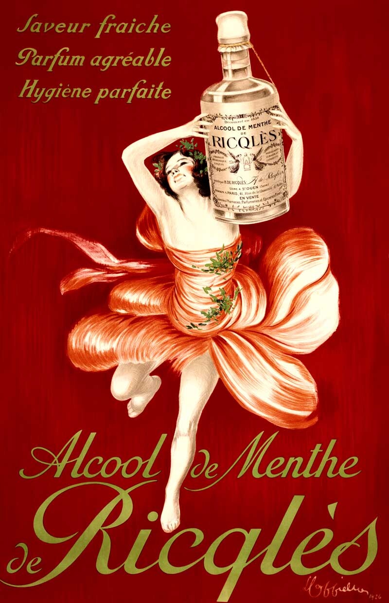 Leonetto Cappiello Alcool de Menthe de Ricqlès – A Dance of Freshness 0000-2037