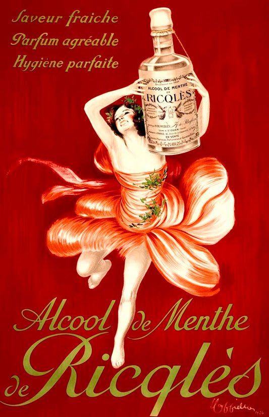 Leonetto Cappiello Alcool de Menthe de Ricqlès – A Dance of Freshness 0000-2037