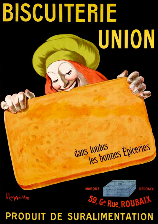 Leonetto Cappiello Biscuiterie Union – Produit de Suralimentation” 0000-2055