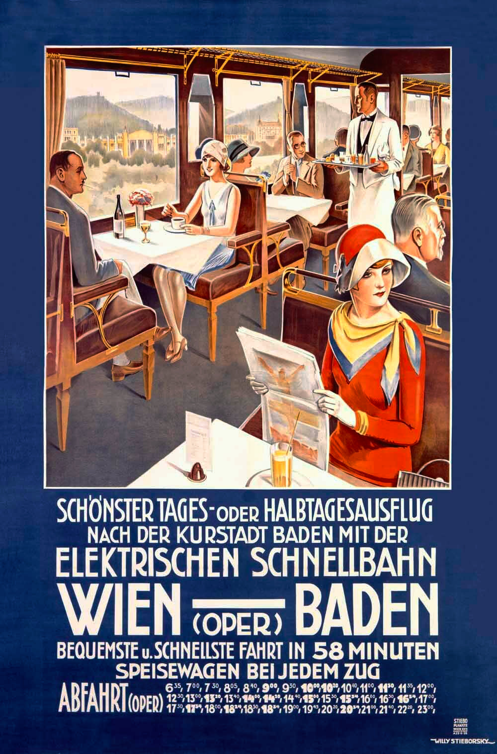 Elektrischen Schnellbahn Railway Poster 0000-2175