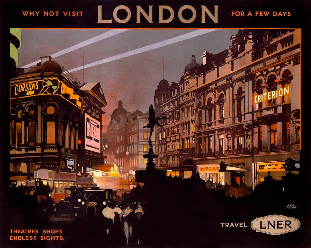 LNER Railway London Travel Poster 0000-2196