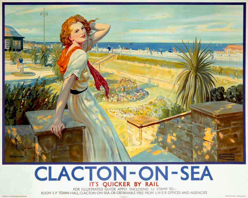 LNER Railway Clacton on Sea Poster 0000-2361