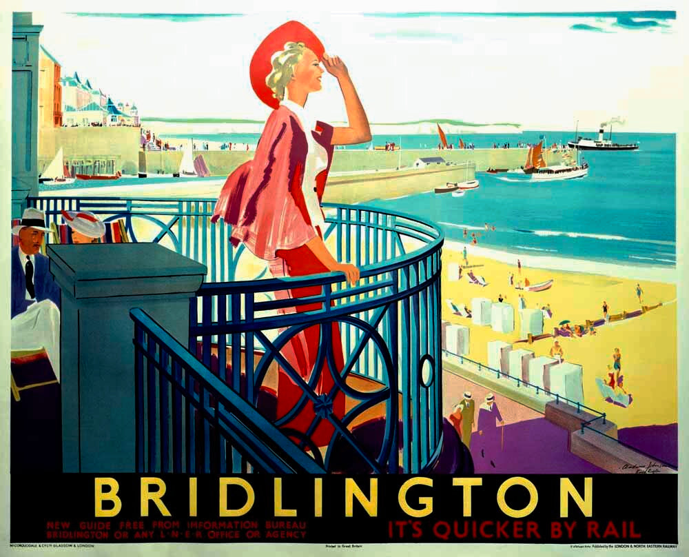 LNER Railway Bridlington Travel Poster 0000-2367