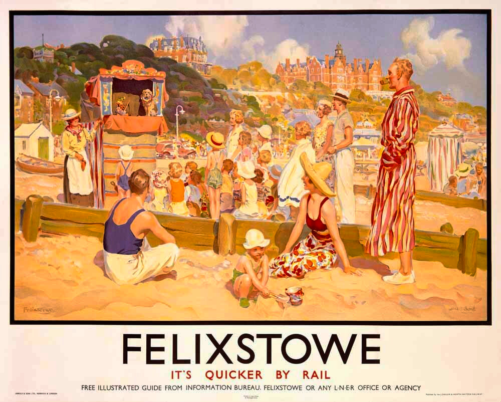 LNER Railway Felixstowe Travel Poster 0000-2368