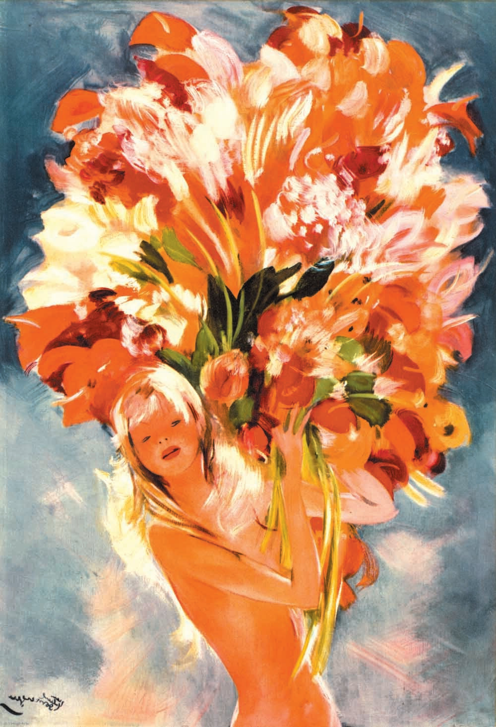 Montecarlo: Girl and Flower Poster 2 0000-2381