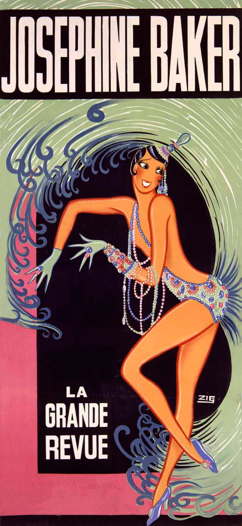 Josephine Baker Cabaret Poster 0000-2397