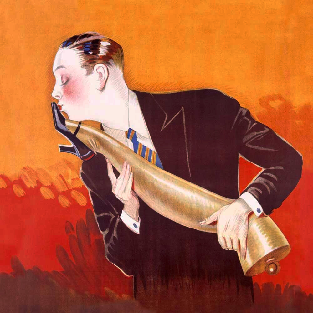 Tonsa Womens Shoe Clerk Poster 0000-2533