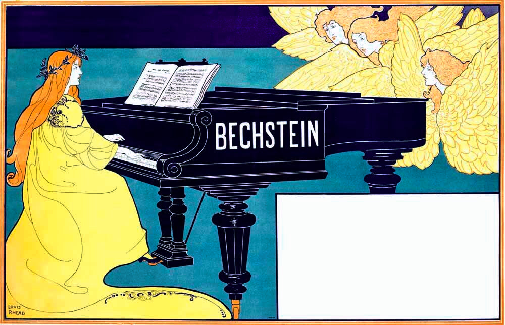 Bechstein Grand Piano Poster 0000-2605