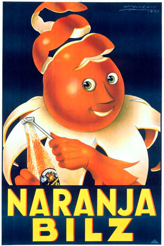 Naranja Bilz Orange Soda Poster 0000-2617
