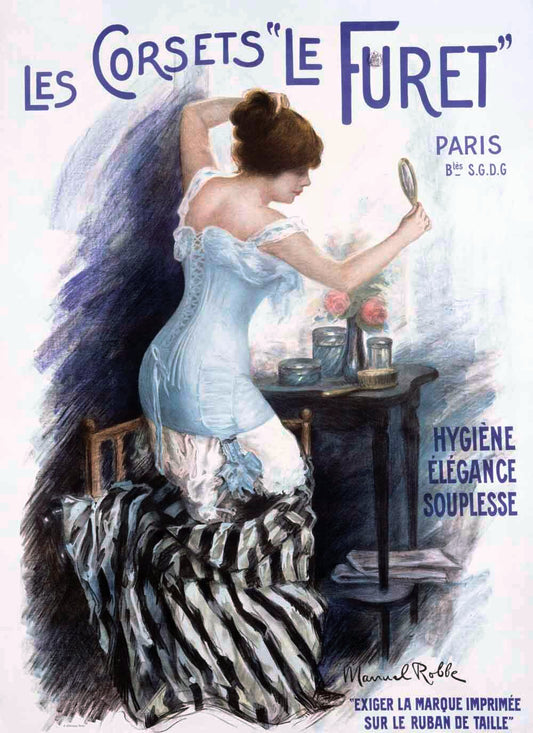 Corsets Le Furet Fashion Poster 0000-2621
