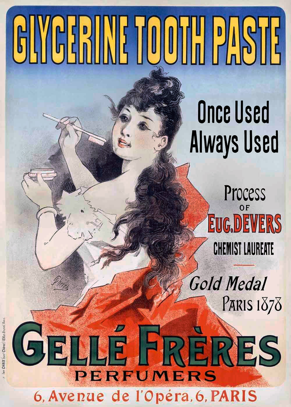 Cheret Glycerine Tooth Paste Poster 0000-2638