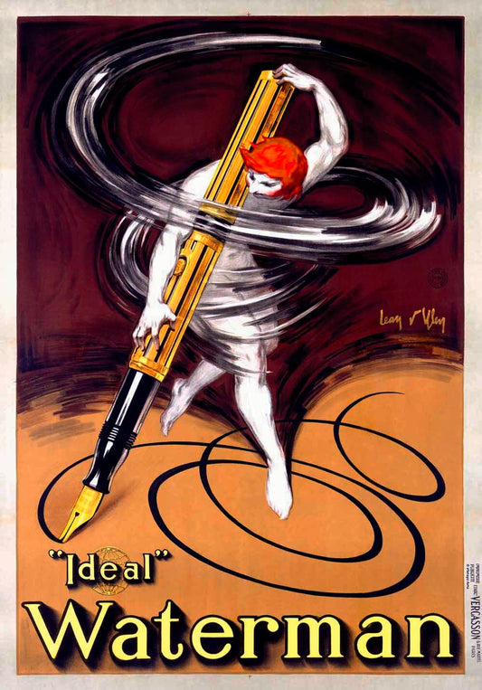 Waterman Ideal Fountain Pen Poster 0000-2672