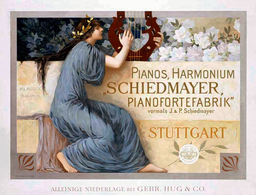 Harmonium Schiedmayer Piano Poster 0000-2690