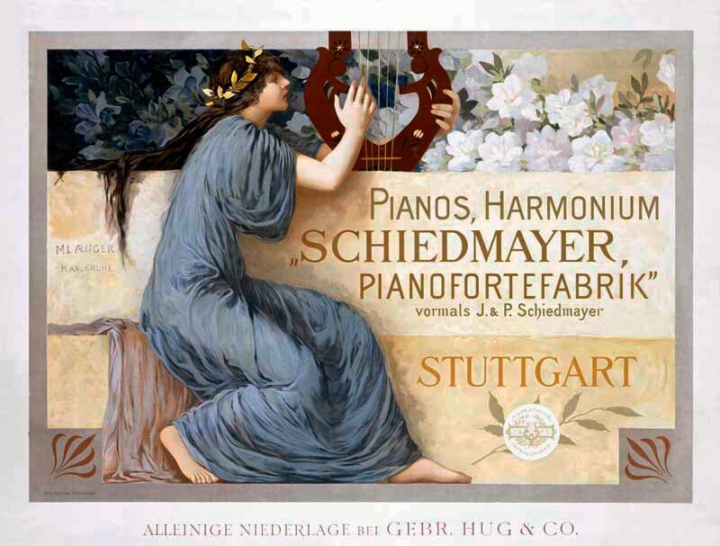 Harmonium Schiedmayer Piano Poster 0000-2690