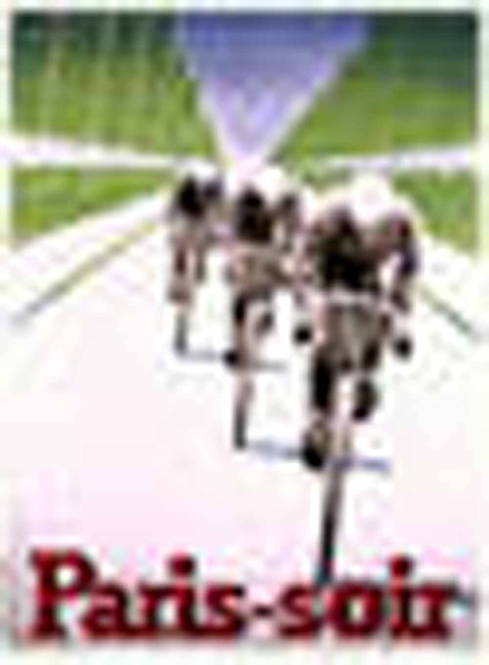 Paris soir Bicycle Race Poster 0000-2838