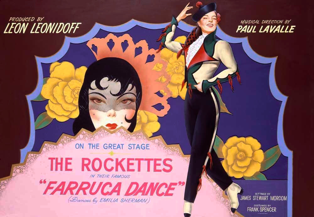 Rockettes Flamenco Dance Show Poster 0000-2865