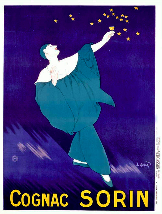 French Cognac Sorin Liquor Poster 0000-2932