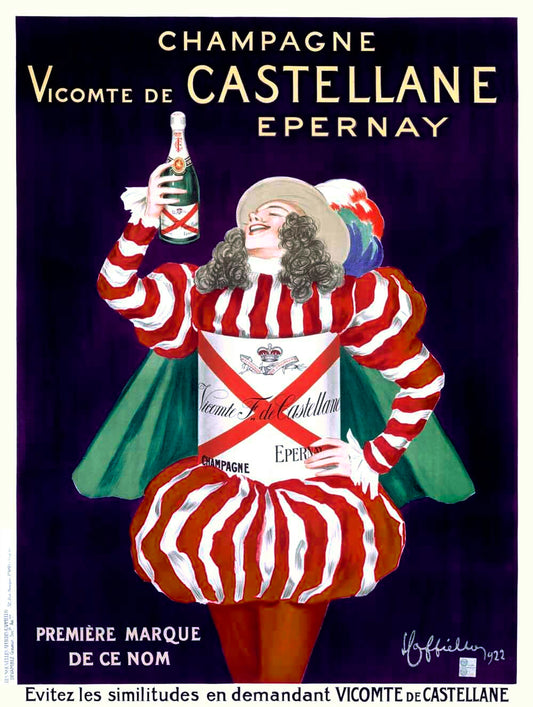 Leonetto Cappiello Champagne Vicomte de Castellane 0000-3082