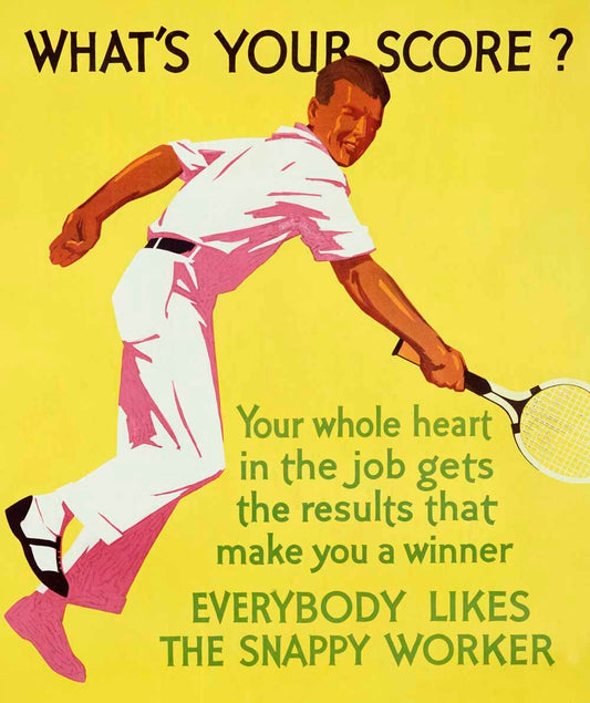 What's Your Score Motivational Poster 0000-3149