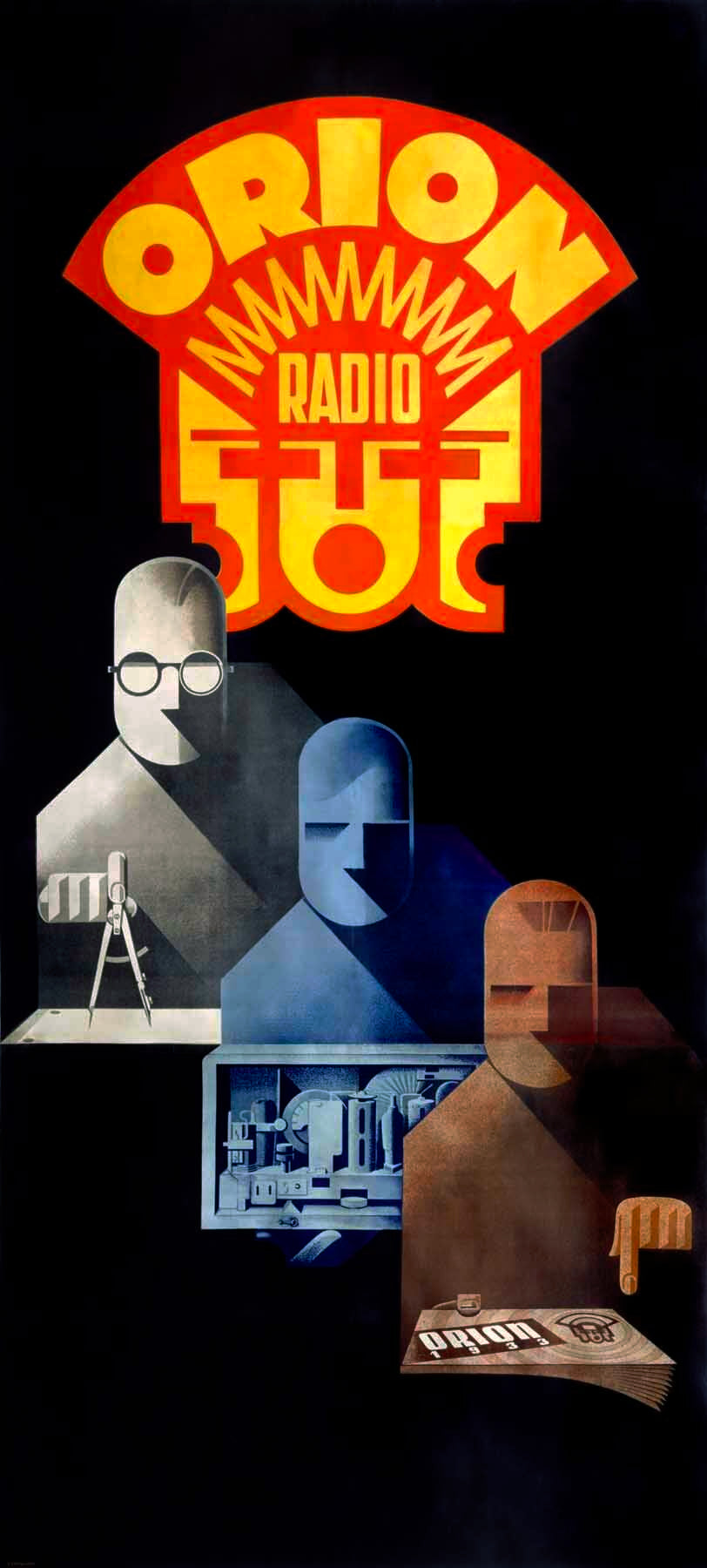 Orion Tube Radio Poster 0000-3269