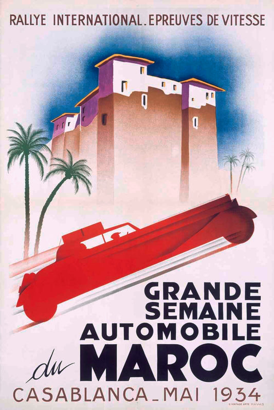Casablanca International Rally Poster 0000-3285