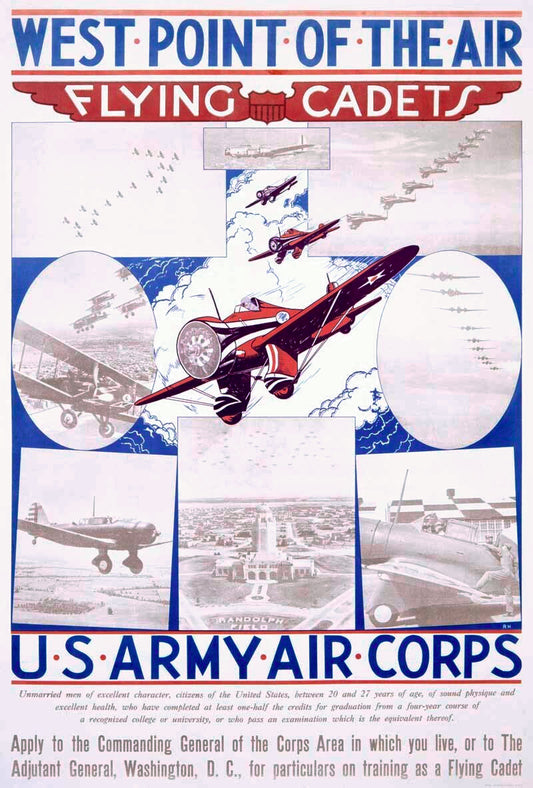 WWI US Army Air Corps Recruiting Poster 0000-3308